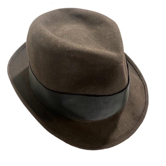 Knox New York Madison Ave Brown Fedora. Vintage. Dark brown. - Picture 5 of 11
